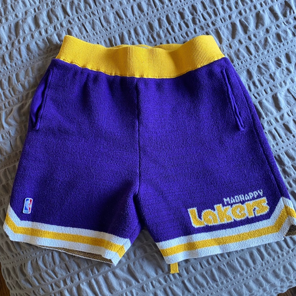 Mad Happy Laker shorts